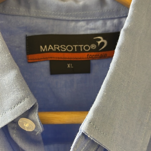 Mens linen cabana top - Picture 4 of 8